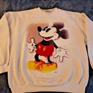 Vintage Genus Authentic Mickey Mouse Classic Animation Sweater size XL
